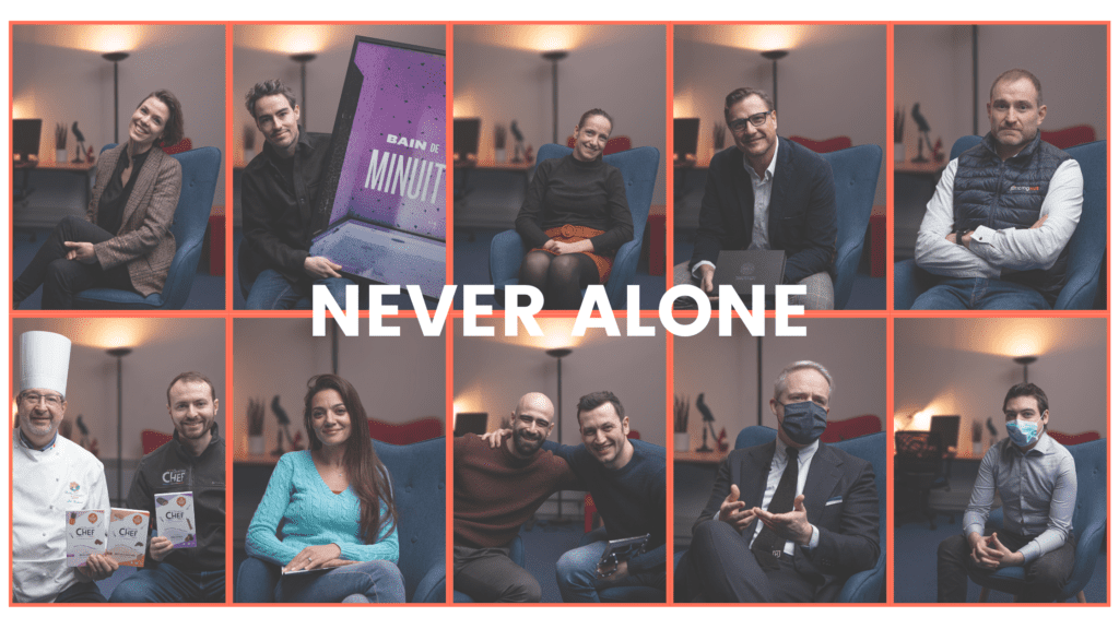 Never Alone : startup covid