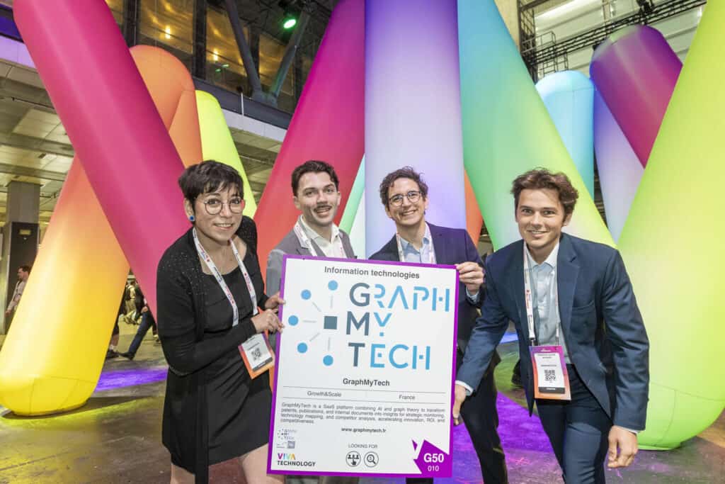 Team GraphMyTech à VivaTech sur le stand CCI Paris IDF avec Wacano
