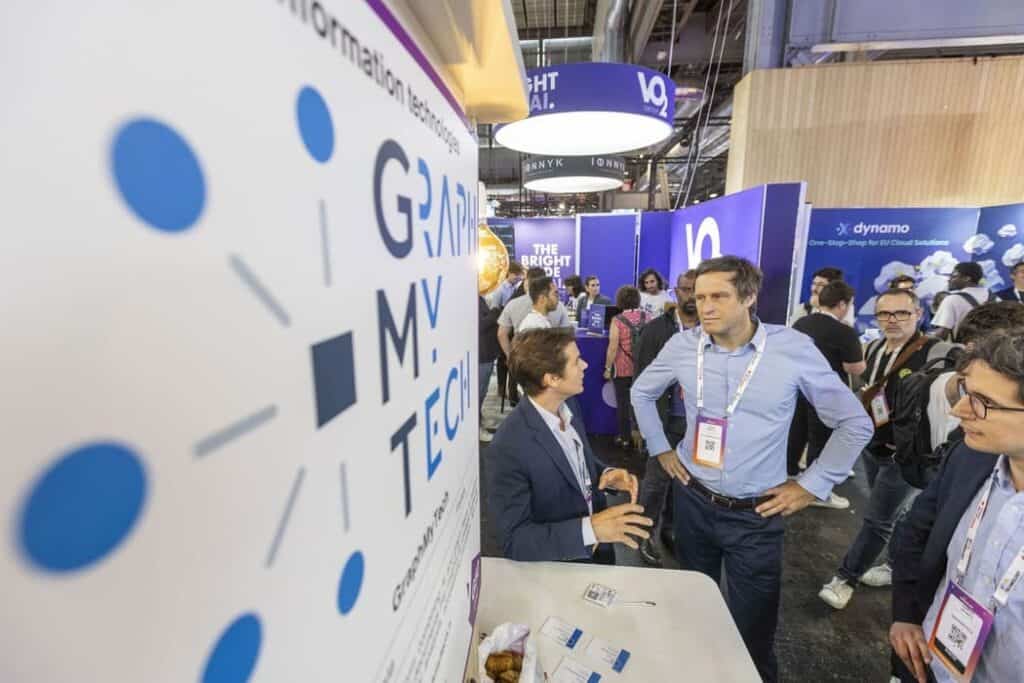 Stand GraphMyTech à VivaTech avec la CCI Paris IDF et Wacano