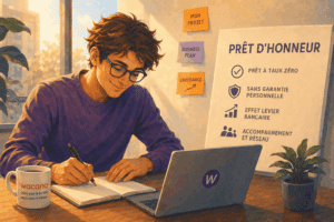 Illustration des avantages du prêt d'honneur creation entreprise