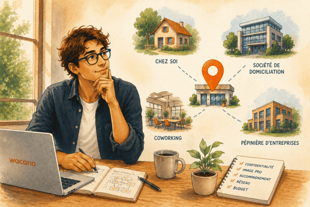 Auto entrepreneur options de domiciliation