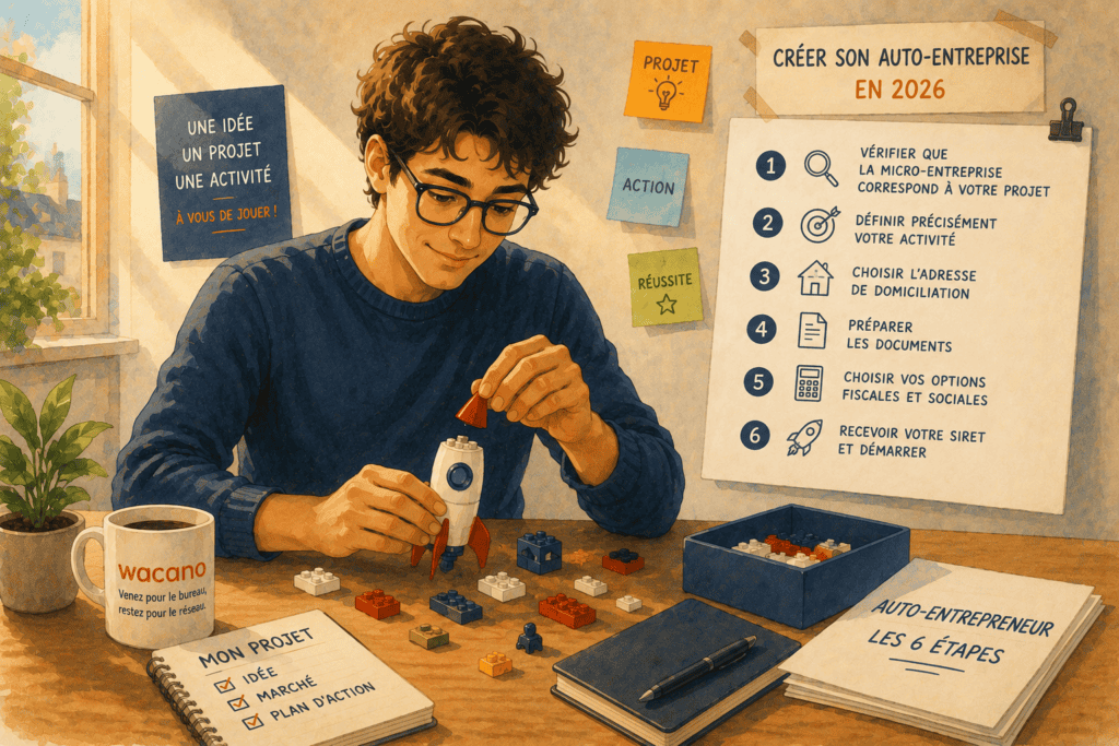 6 étapes pour créer auto entreprise