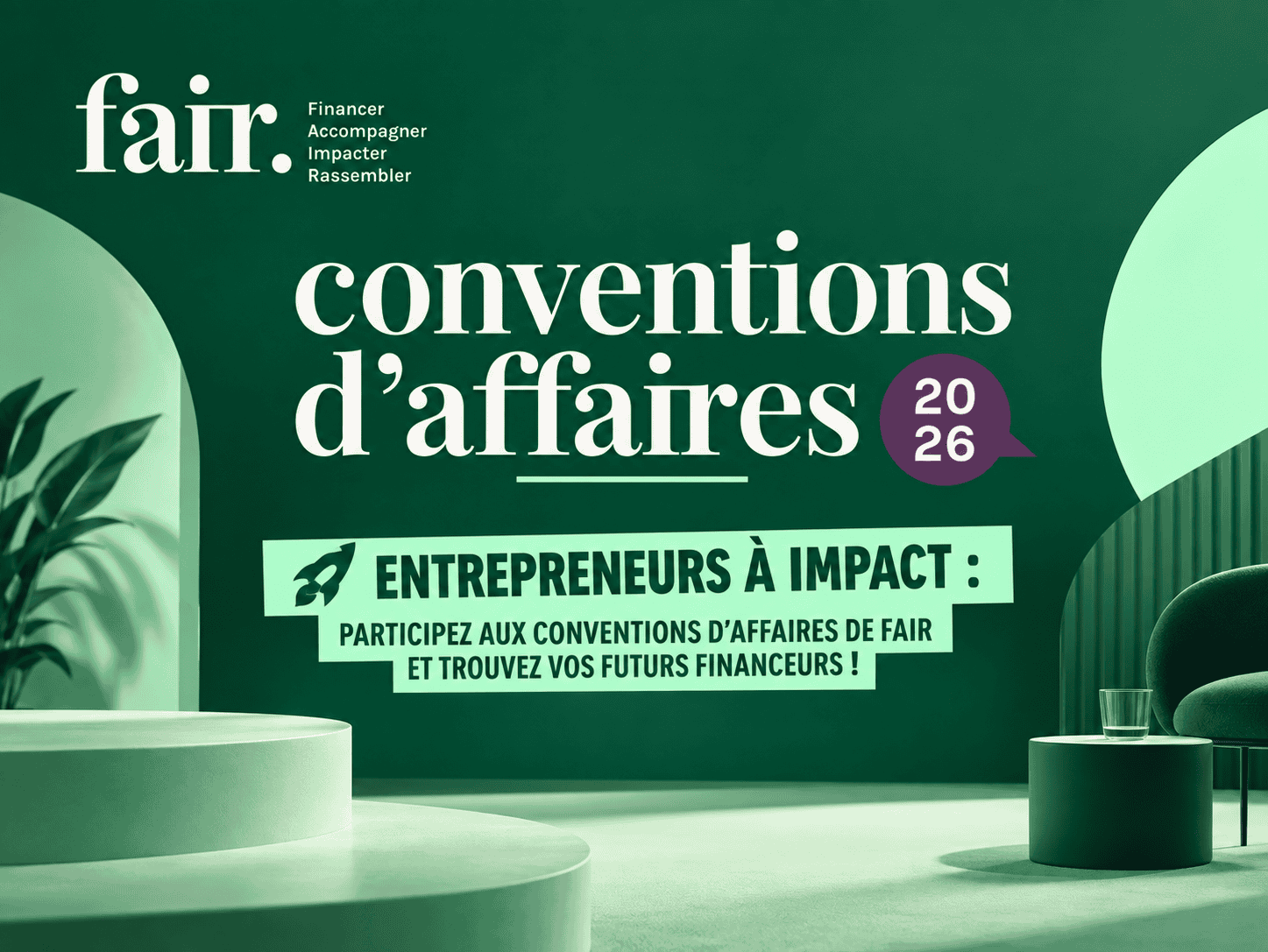 illustration Conventions d'affaires FAIR 2026
